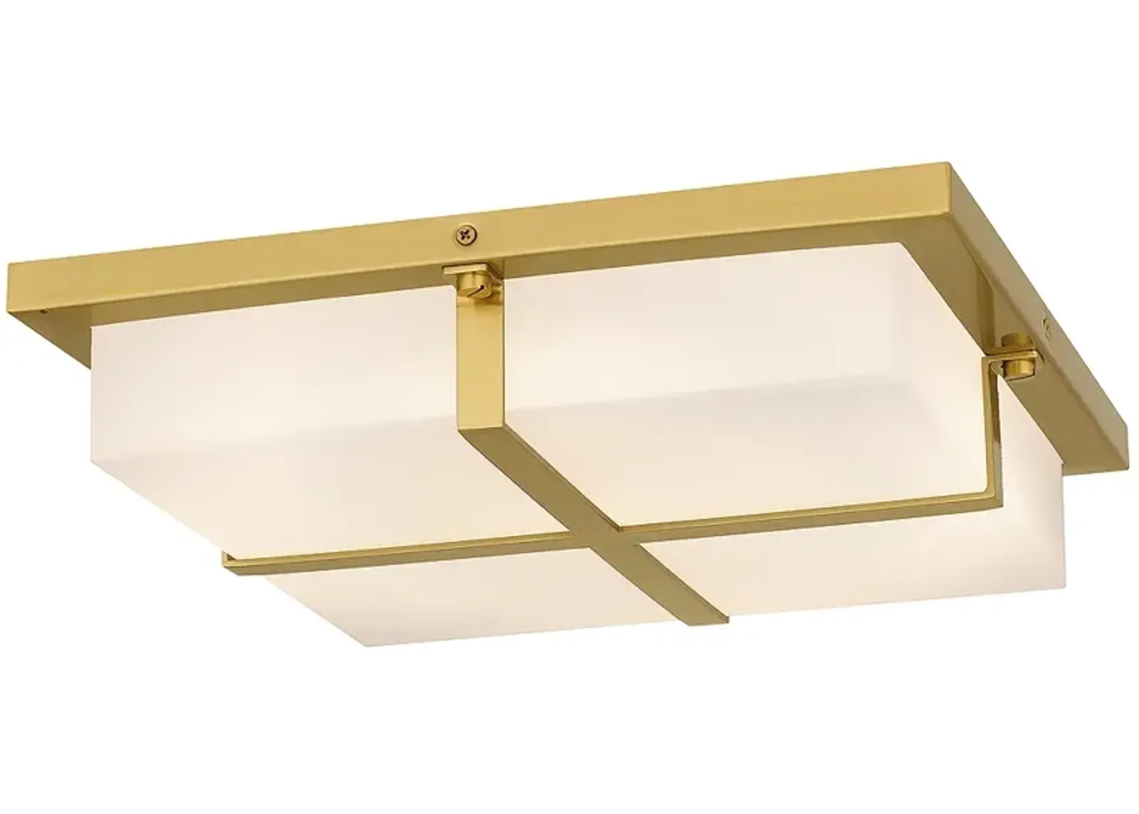 Armstrong Integrated LED Brushed Gold Flush Mount