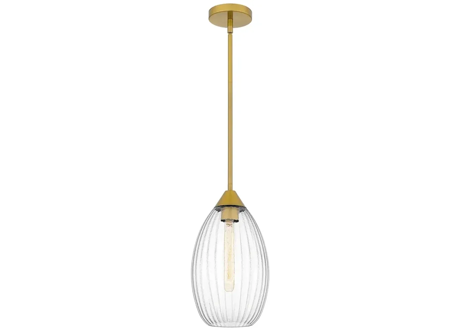 Marza 1-Light Brushed Gold Mini Pendant