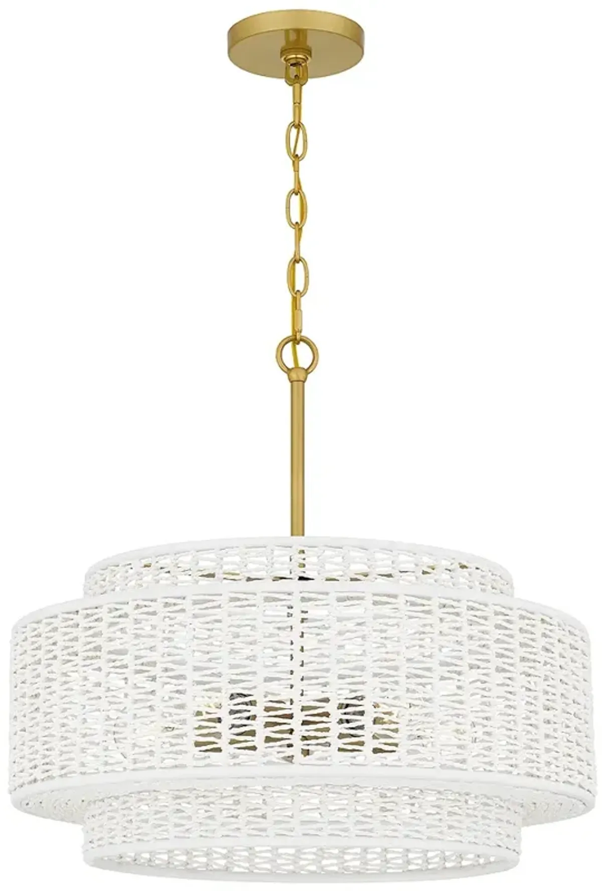 Teton 5-Light Brushed Gold Pendant Light