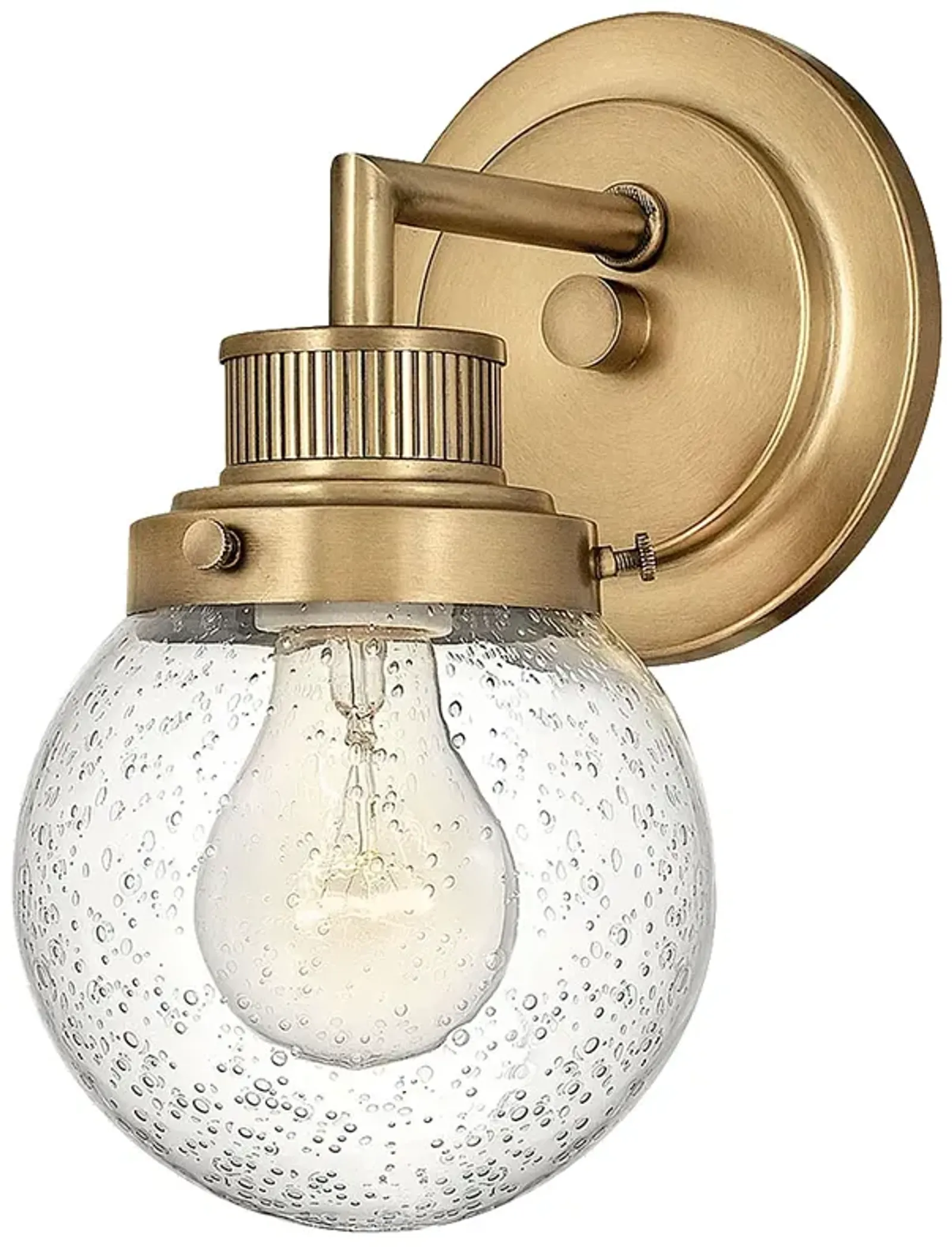 Poppy 9 1/2" High Brass Wall Sconce by Hinkley Lighting