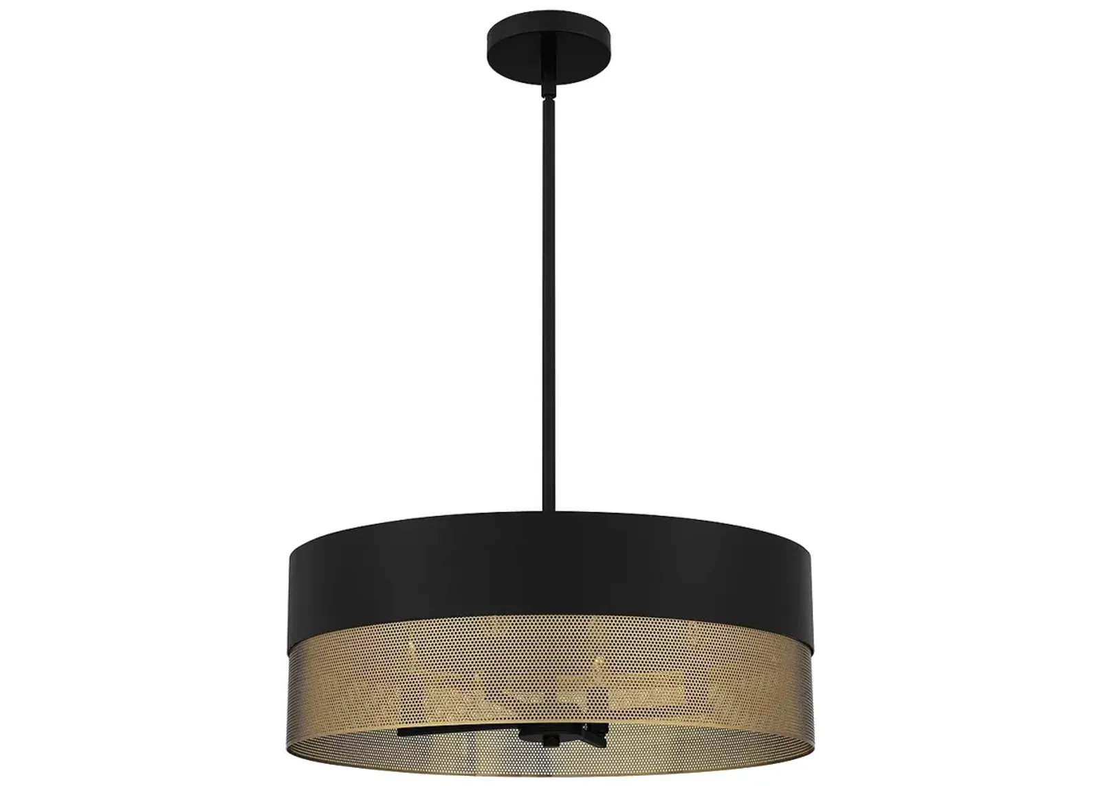 Alani 4-Light Matte Black Pendant Light