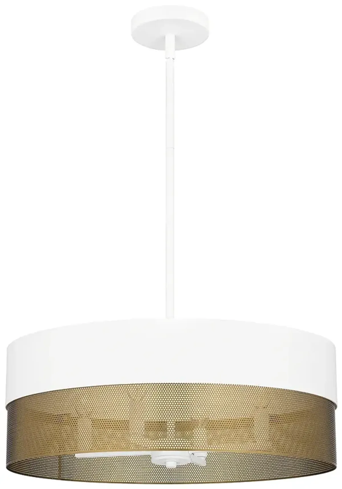 Alani 4-Light Matte White Pendant Light