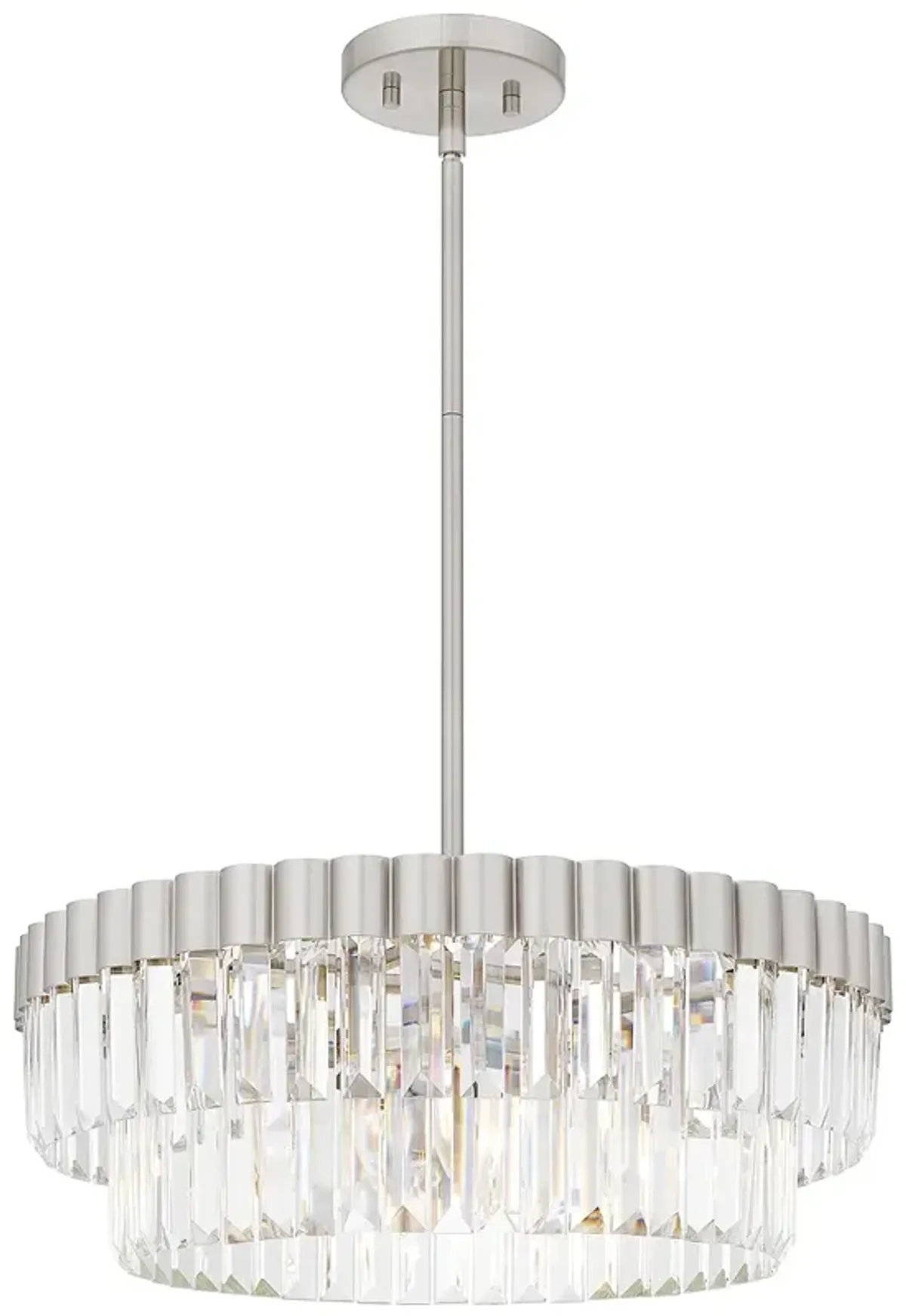 Starlight 4-Light Brushed Nickel Pendant Light