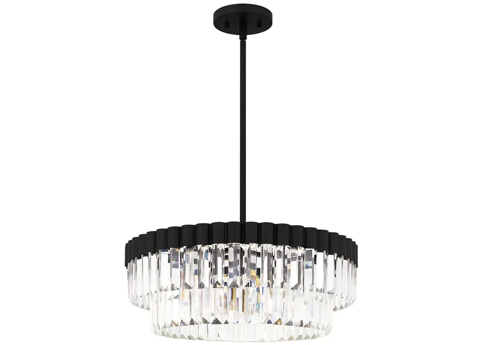 Starlight 4-Light Matte Black Pendant Light