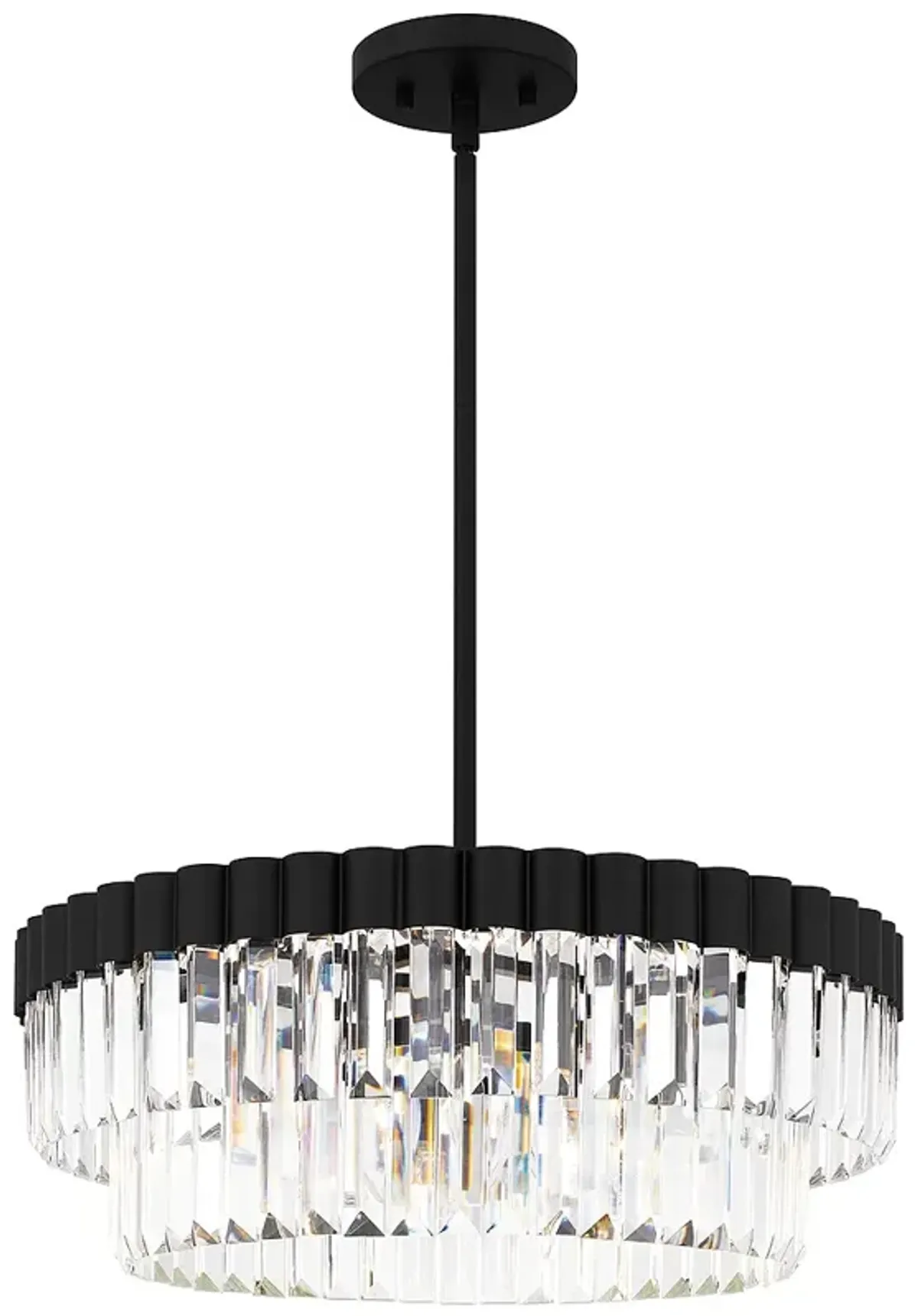 Starlight 4-Light Matte Black Pendant Light