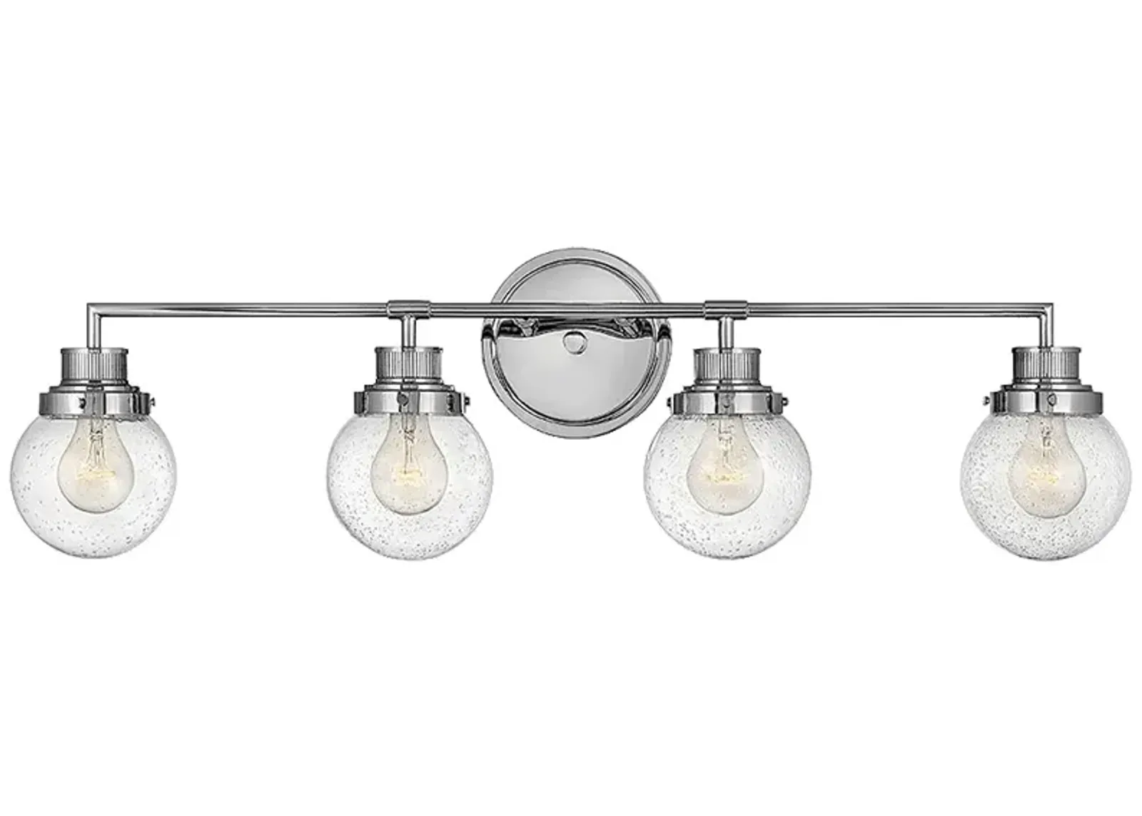 Poppy 33 1/4" Wide Chrome Bath Light by Hinkley Lighting