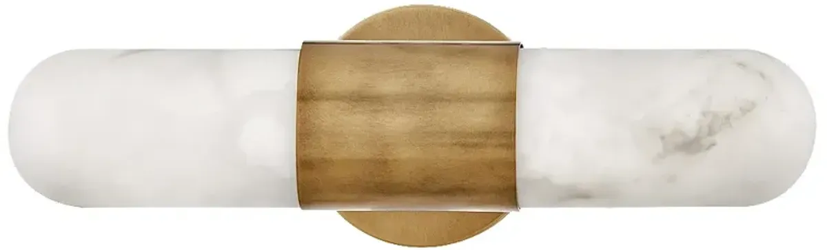 Hinkley Ibiza 16" Wide Heritage Brass LED Bath Light