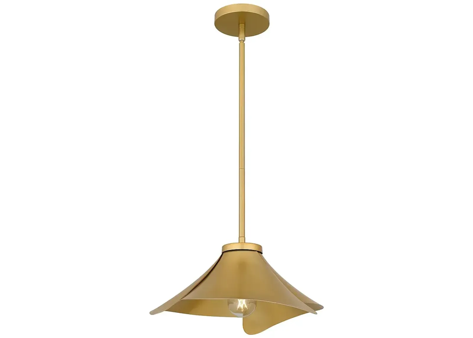 Wisp 1-Light Light Gold Pendant Light