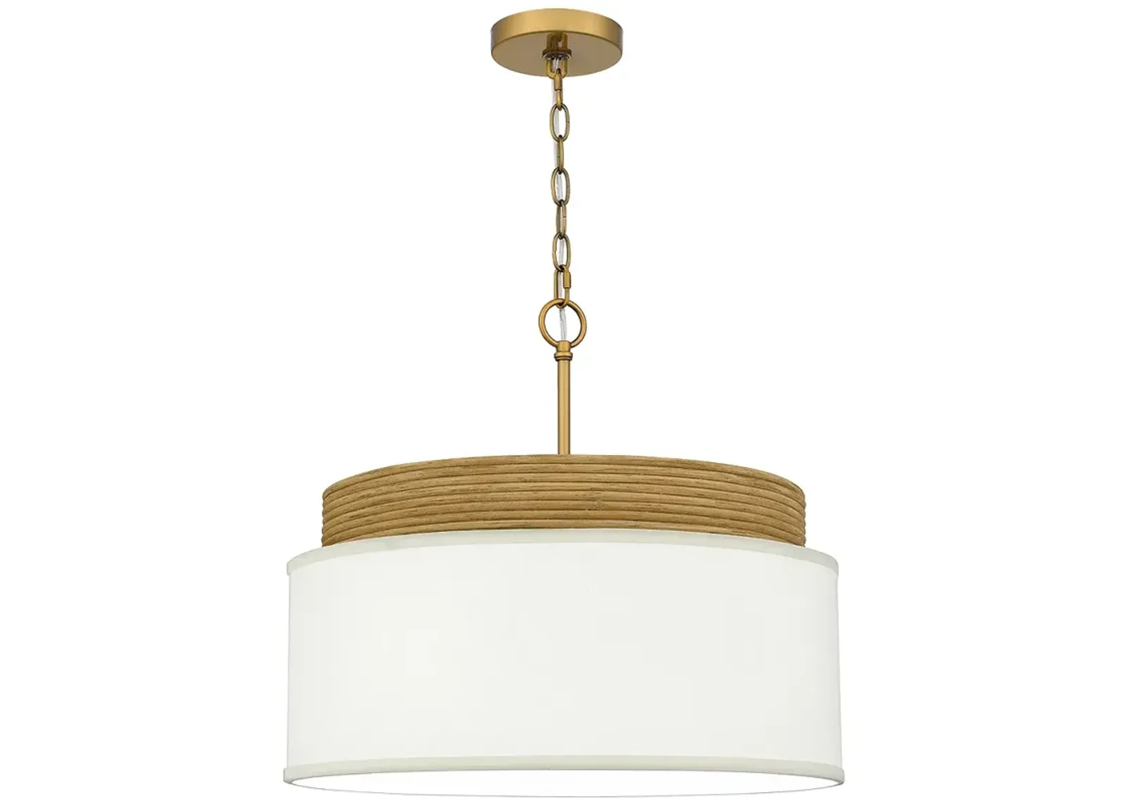 Malia 4-Light Brushed Gold Pendant Light