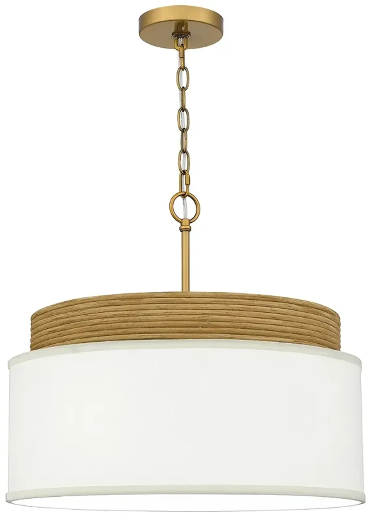 Malia 4-Light Brushed Gold Pendant Light