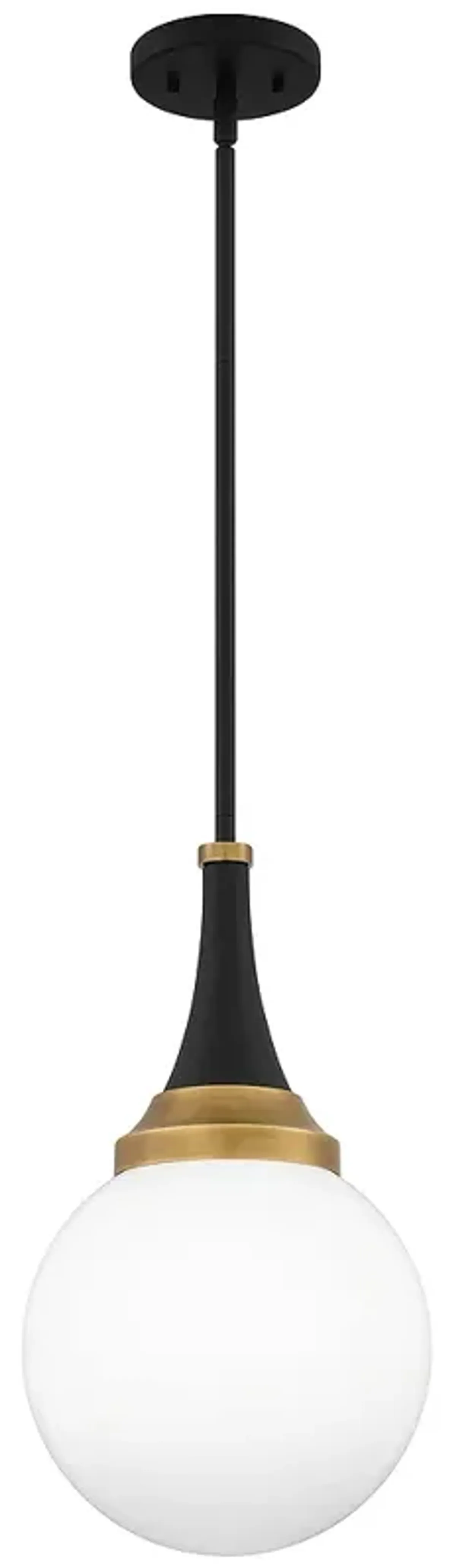Quoizel Arlo 10" Wide Matte Black Globe Mini Pendant