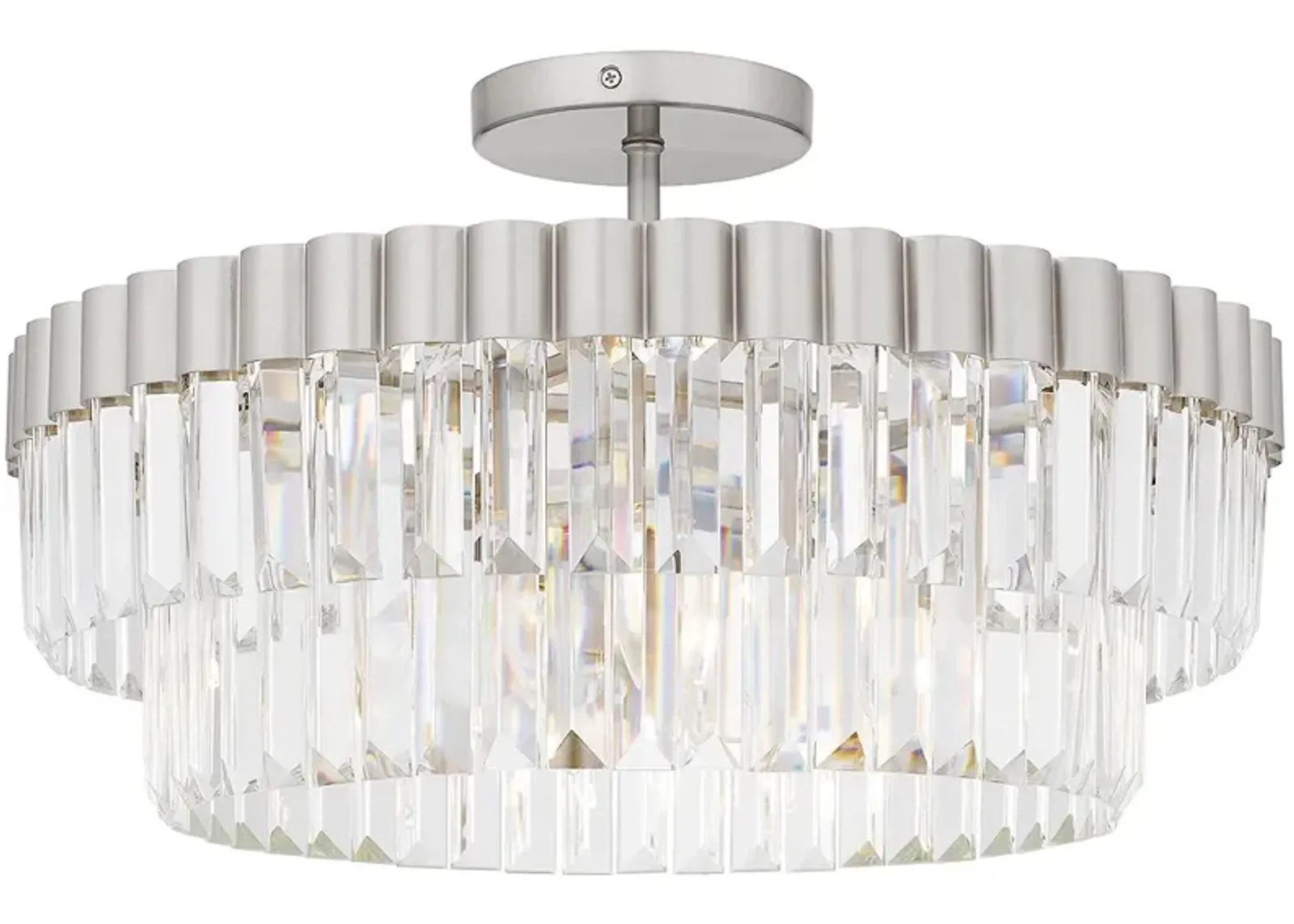 Starlight 4-Light Brushed Nickel Semi-Flush Mount