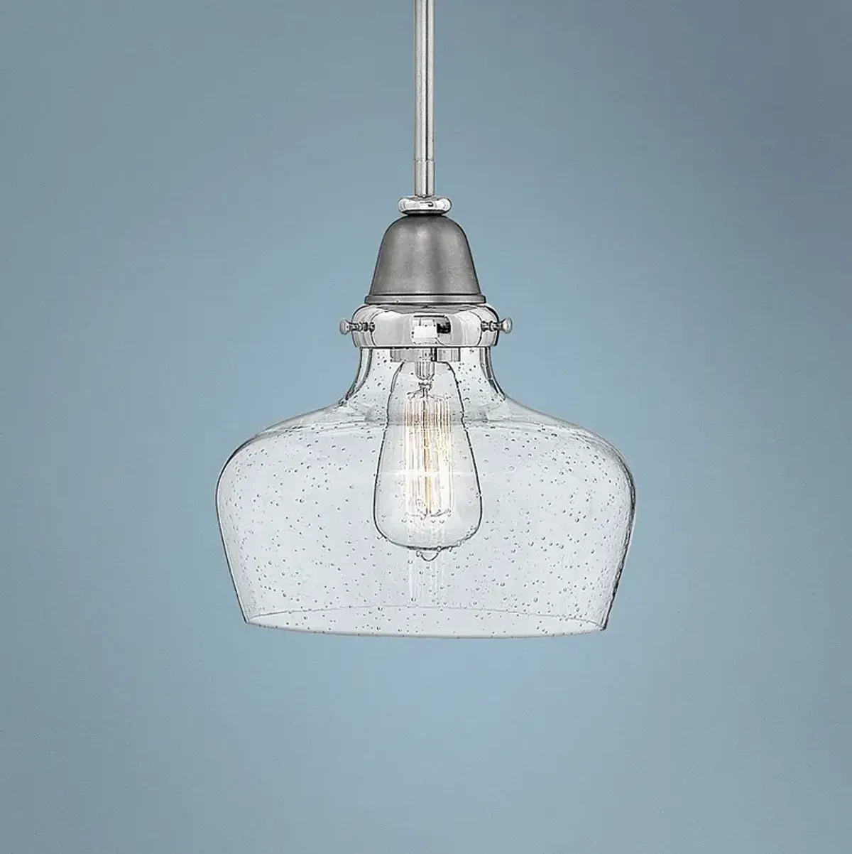 Hinkley Academy 10" Wide English Nickel Mini Pendant