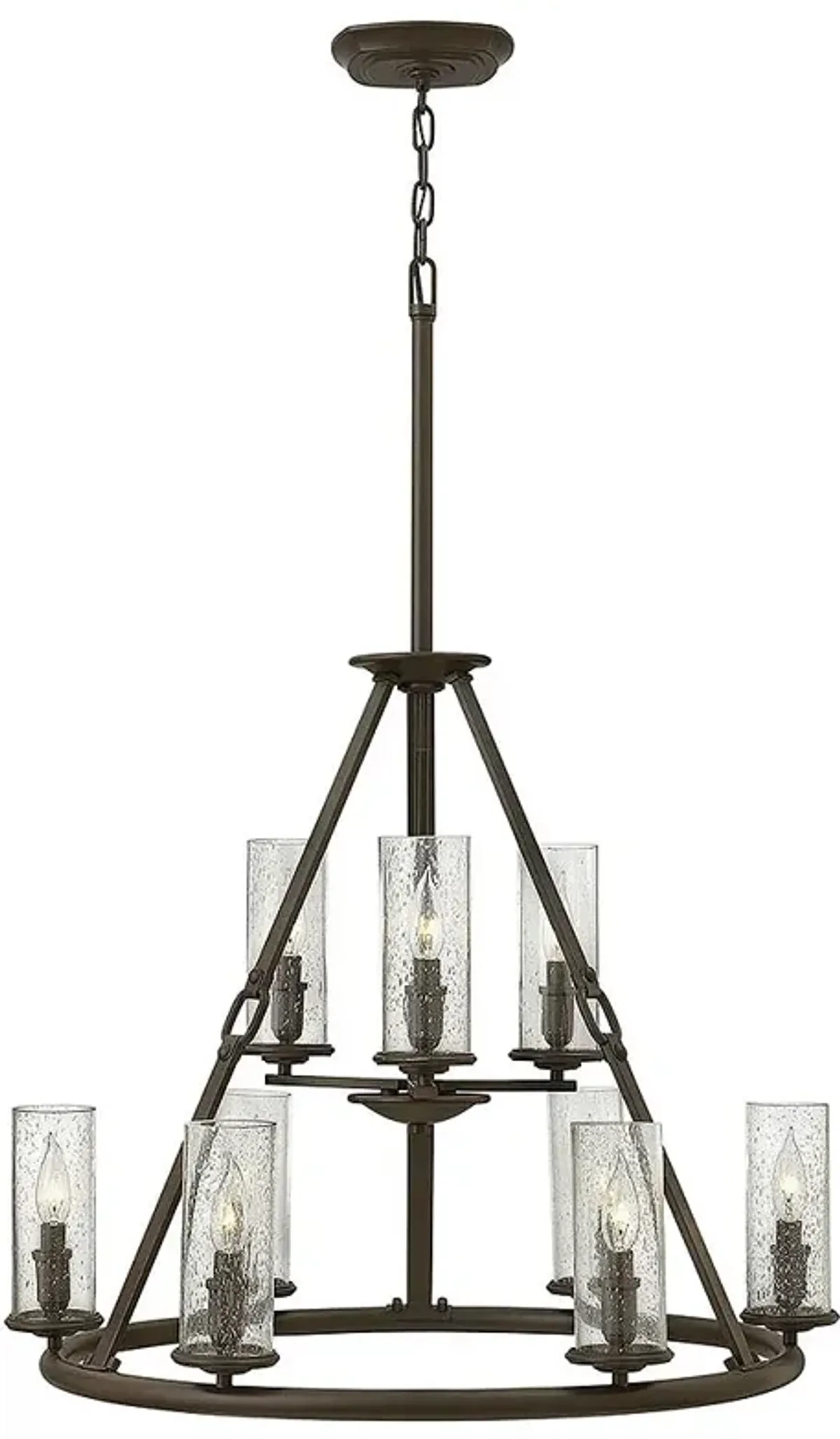 Chandelier Dakota-Large Two Tier-Oil Rubbed Bronze