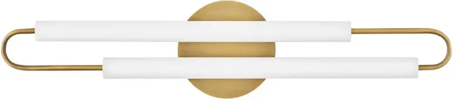 Hinkley Eos 25" Wide Lacquered Brass LED Vanity Bath Light