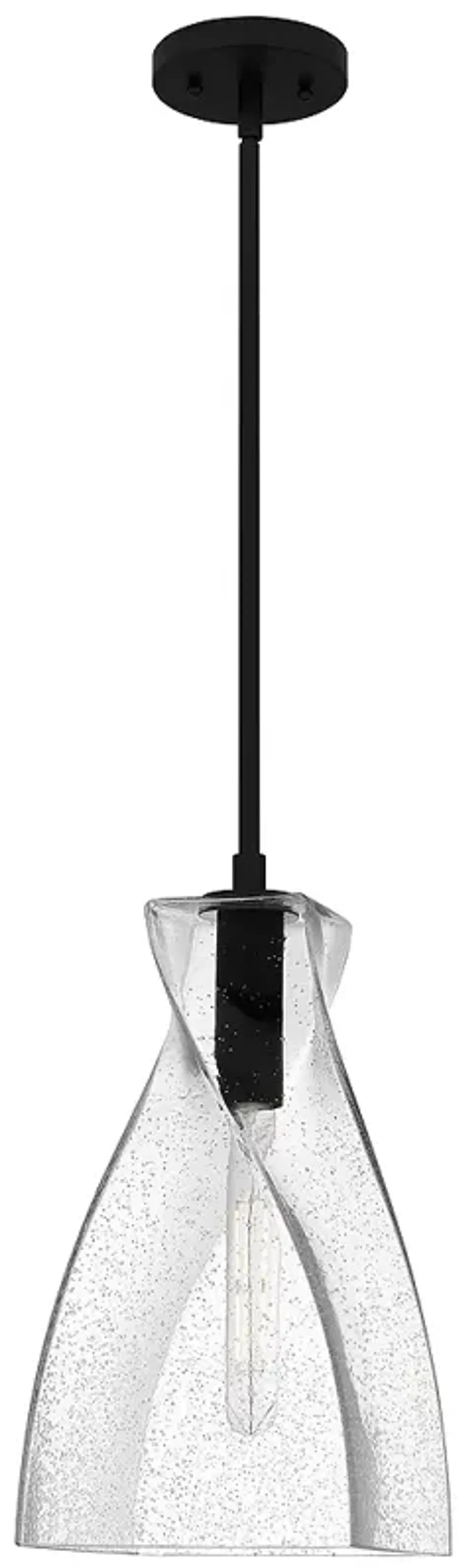 Stetson 1-Light Matte Black Mini Pendant