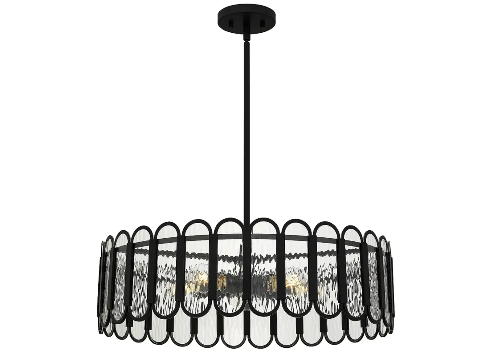 Vera 5-Light Matte Black Pendant Light