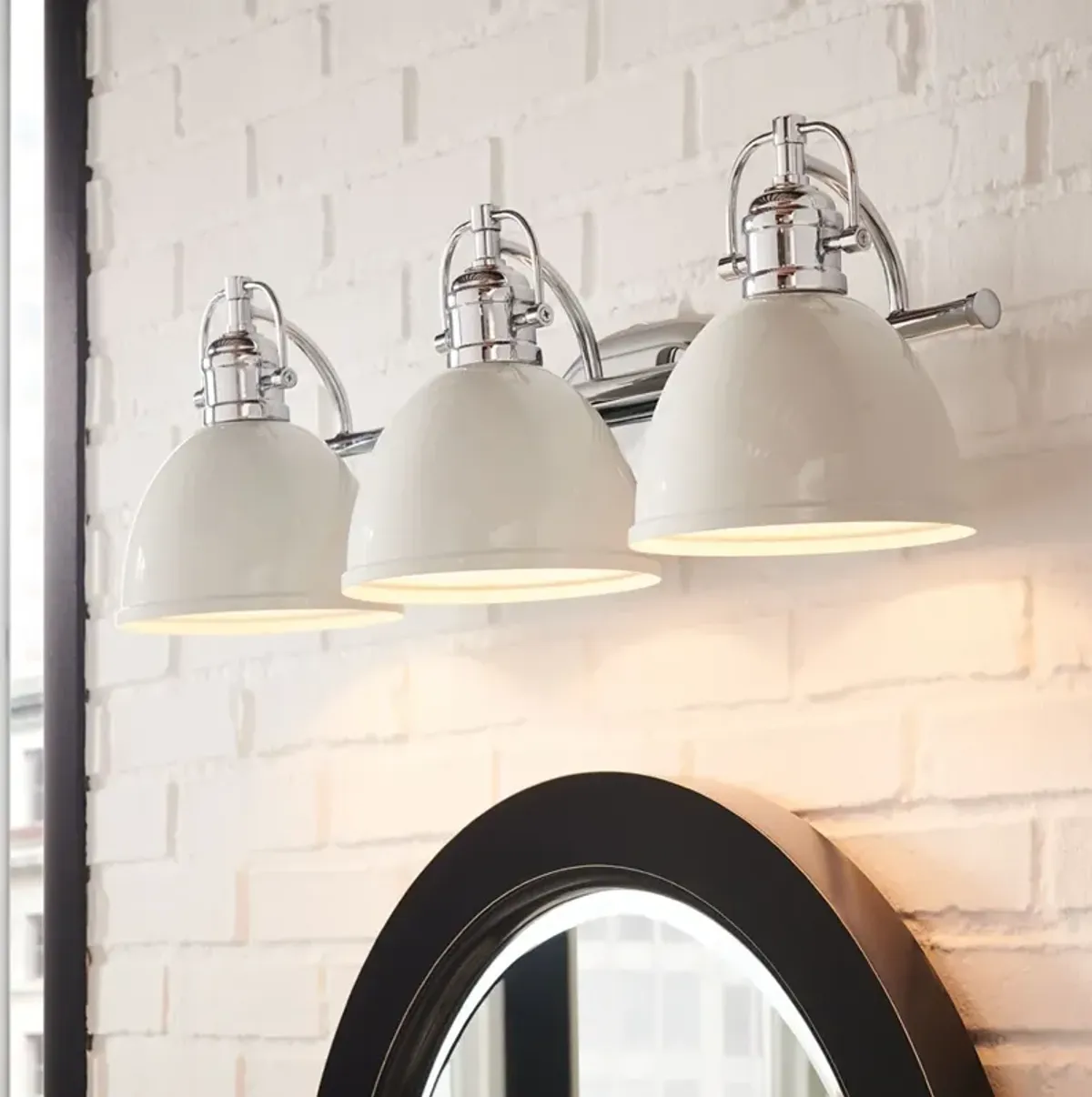 Hinkley Rowan 24 1/4" Wide Chrome 3-Light Bath Light