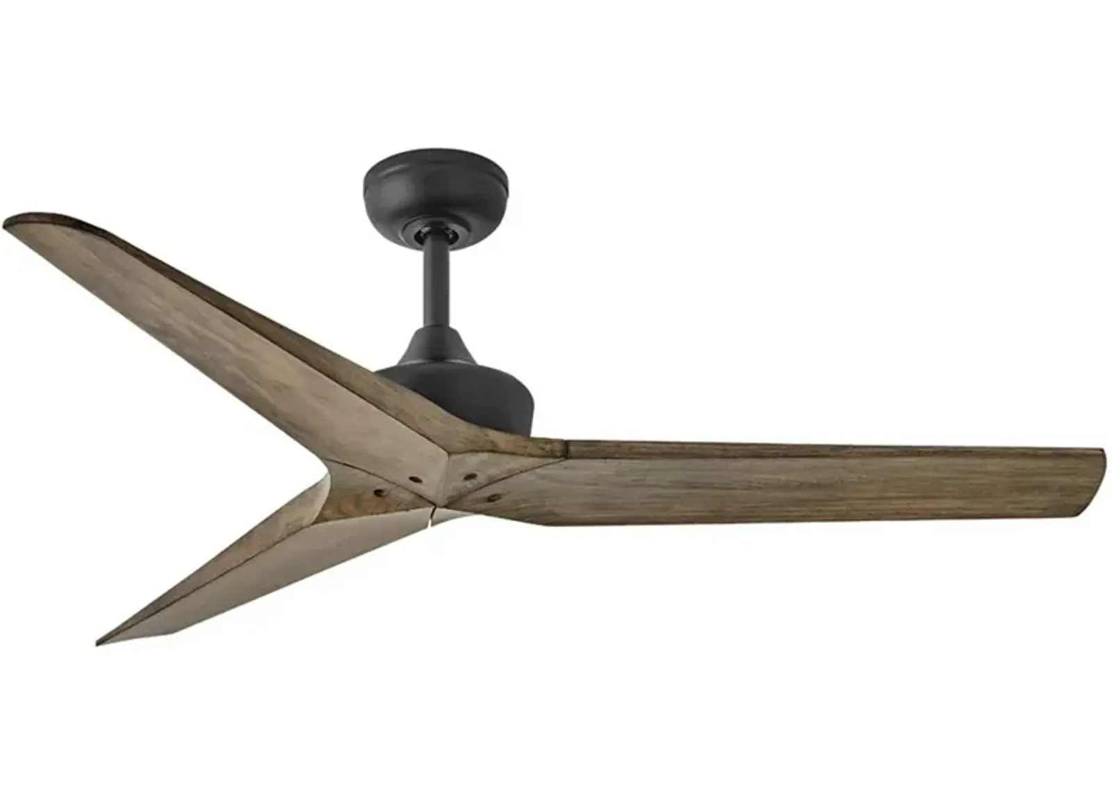 52" Hinkley Chisel Matte Black Smart Ceiling Fan