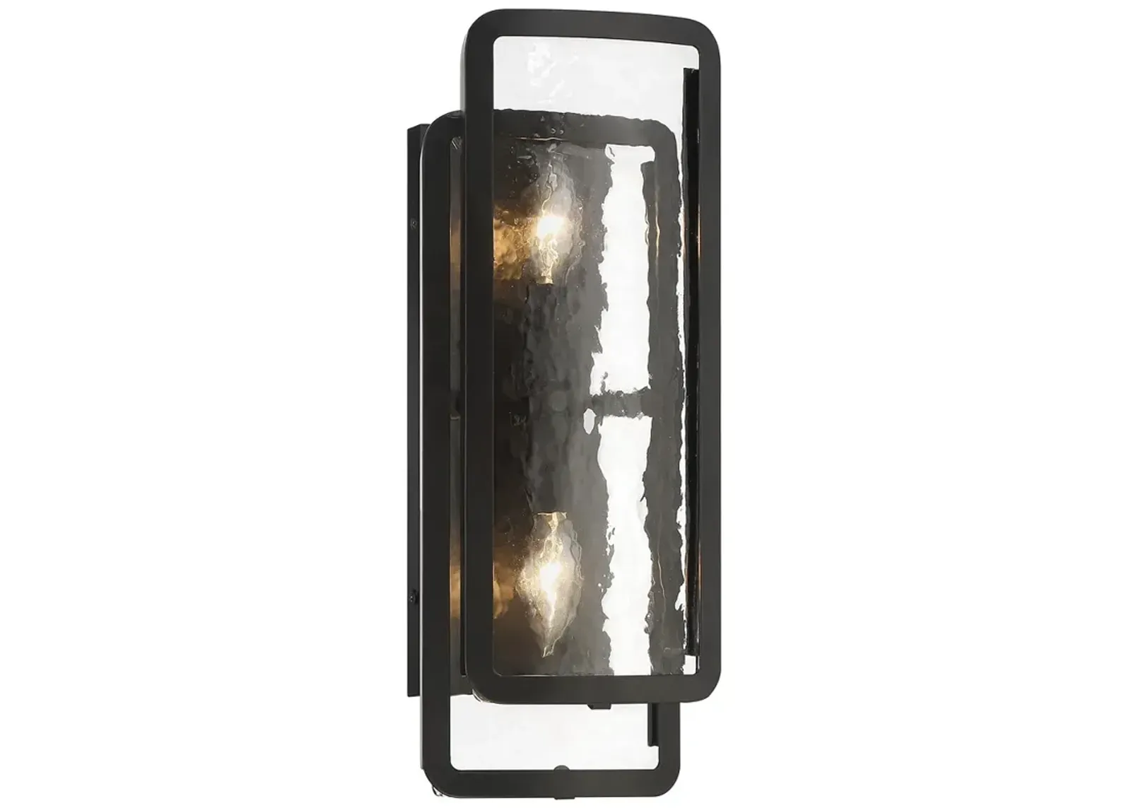 Minka Lavery Bella Collina 2-Light Black Wall Sconce