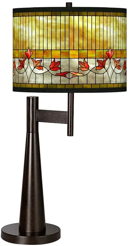 Tiffany-Style Lily Giclee Novo Table Lamp