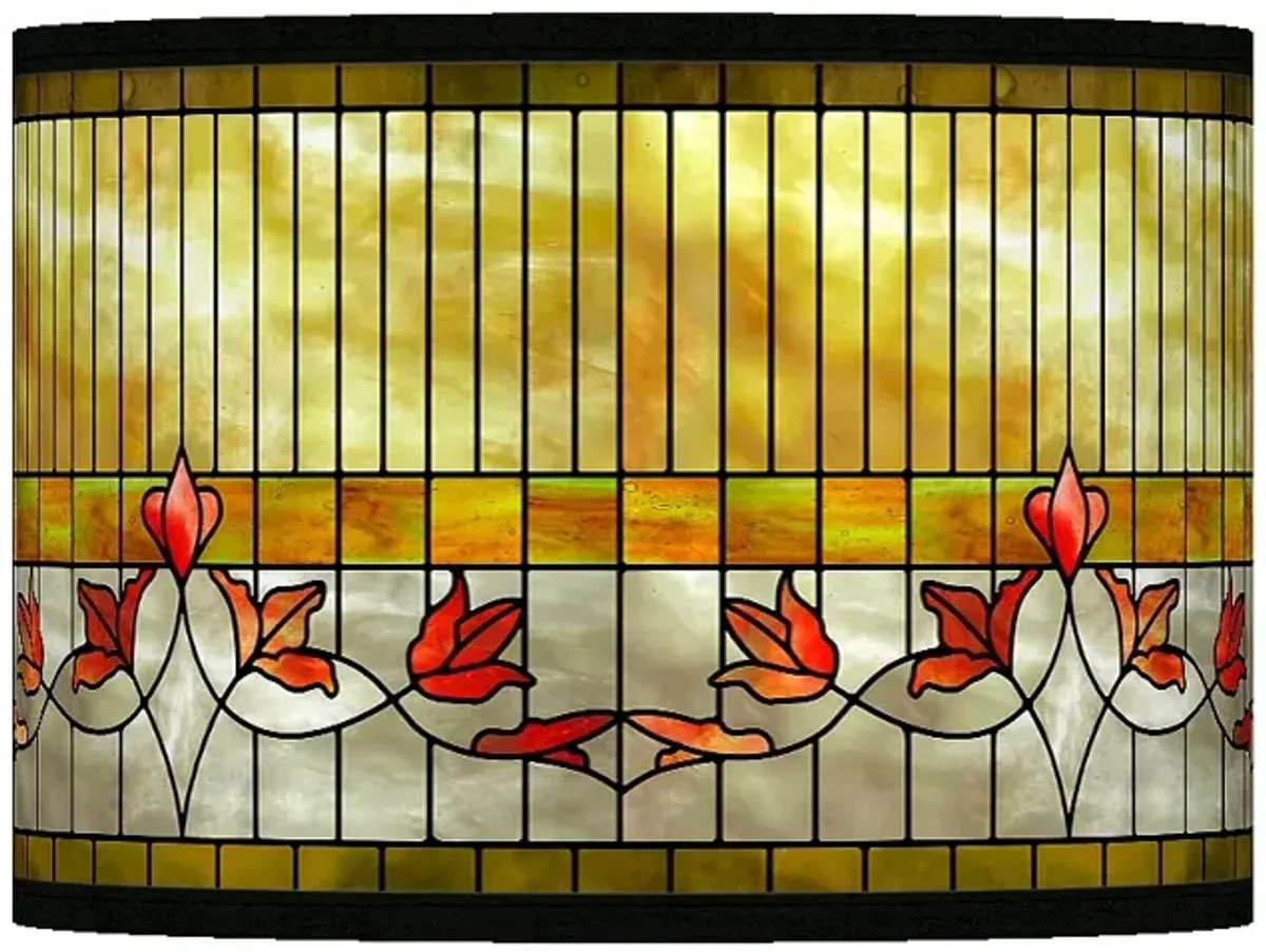 Tiffany-Style Lily Giclee Lamp Shade 13.5x13.5x10 (Spider)