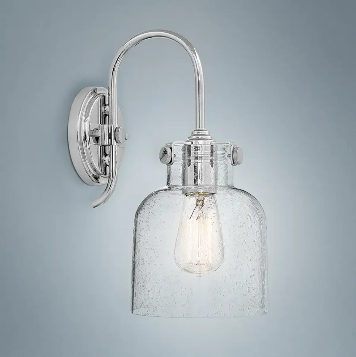 Hinkley Congress 13 1/4" High Chrome Wall Sconce