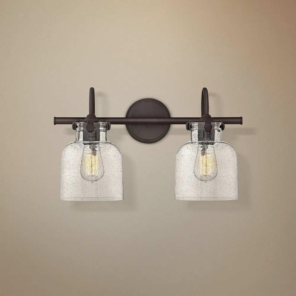 Congress 11 1/4" High Oil Rubbed Bronze 2-Light Wall Sconce