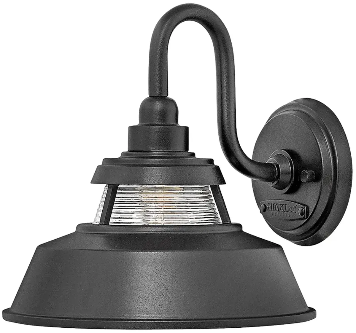 Hinkley Troyer 10" High Black Outdoor Wall Light