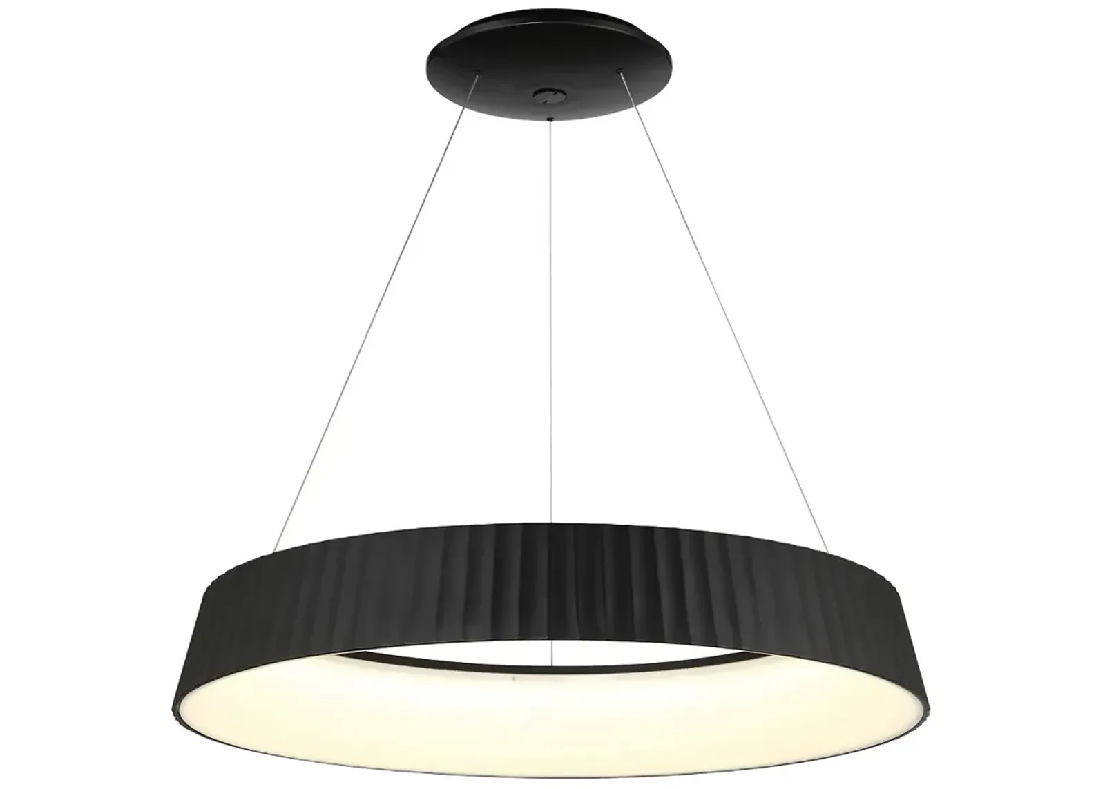 George Kovacs Star Gate 1-Light LED 33.25-in Black Pendant