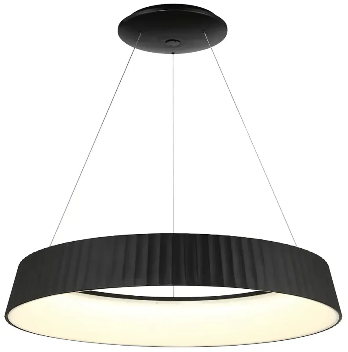 George Kovacs Star Gate 1-Light LED 33.25-in Black Pendant