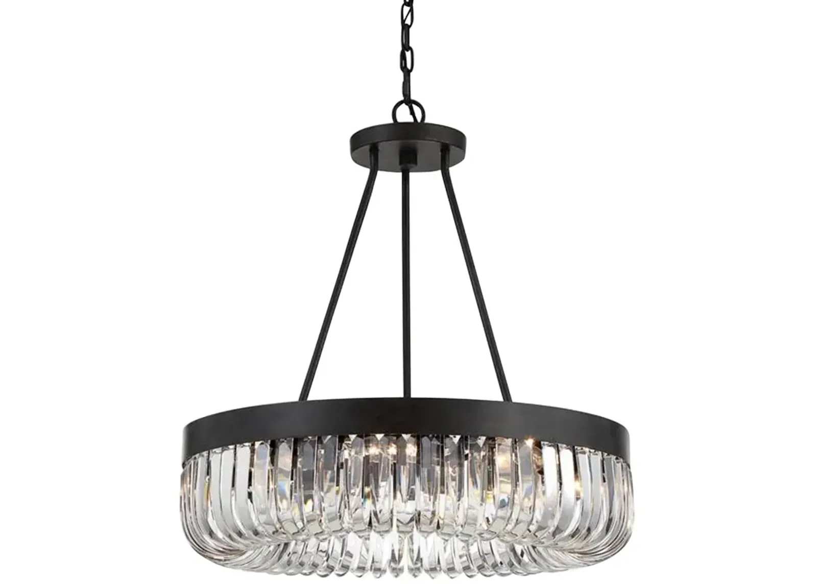 Alister 8 Light Charcoal Bronze Chandelier