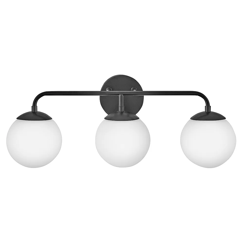 Hinkley Lark-Julep 24" Wide Black 3-Light Vanity Bath Light