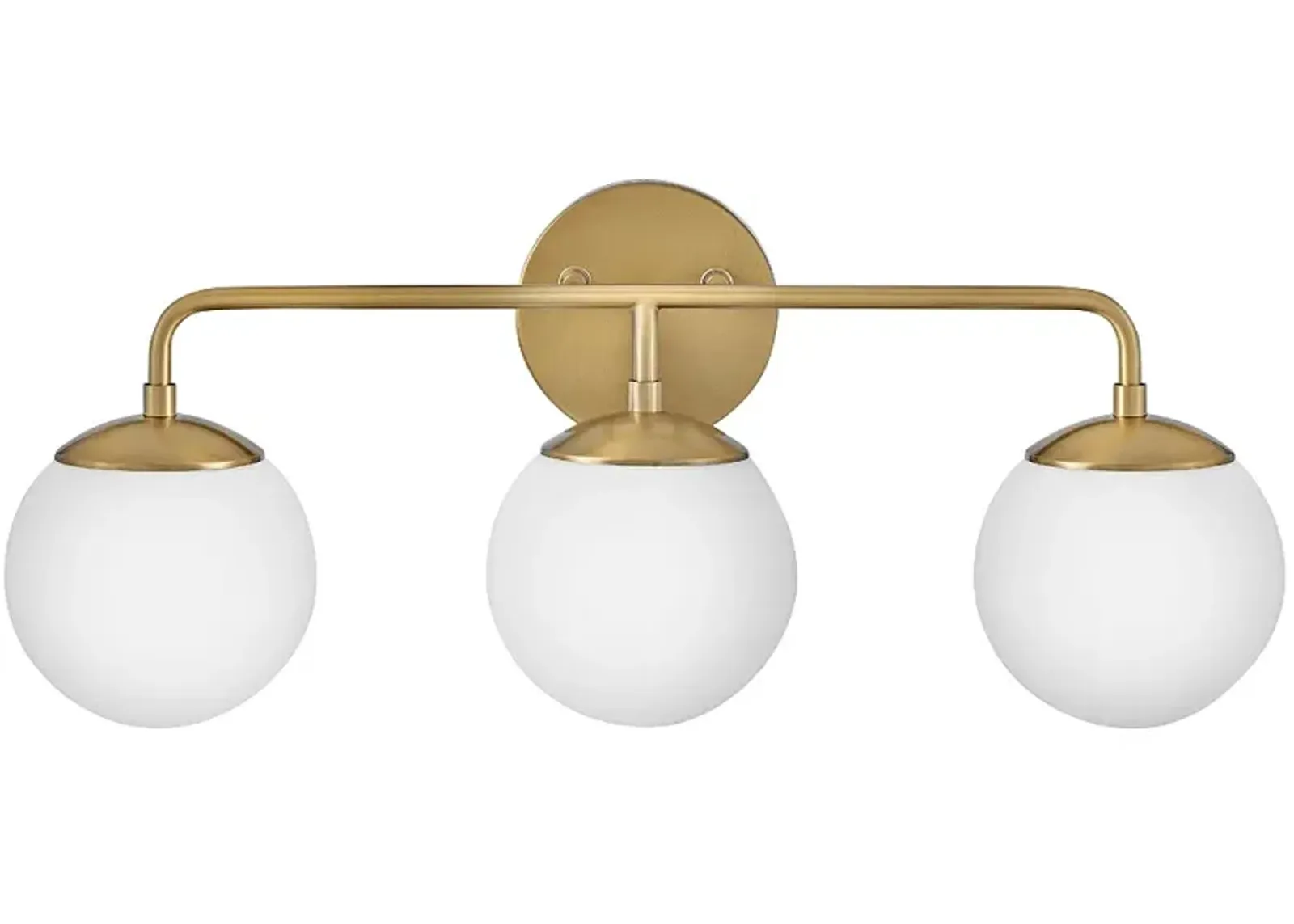 Julep 24" Wide Lacquered Brass 3-Light Vanity Bath Light