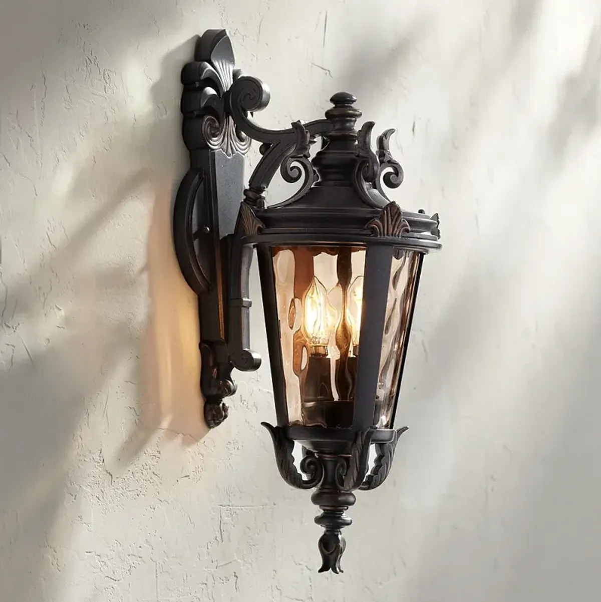 Casa Marseille 21 3/4" High Bronze Outdoor Wall Light