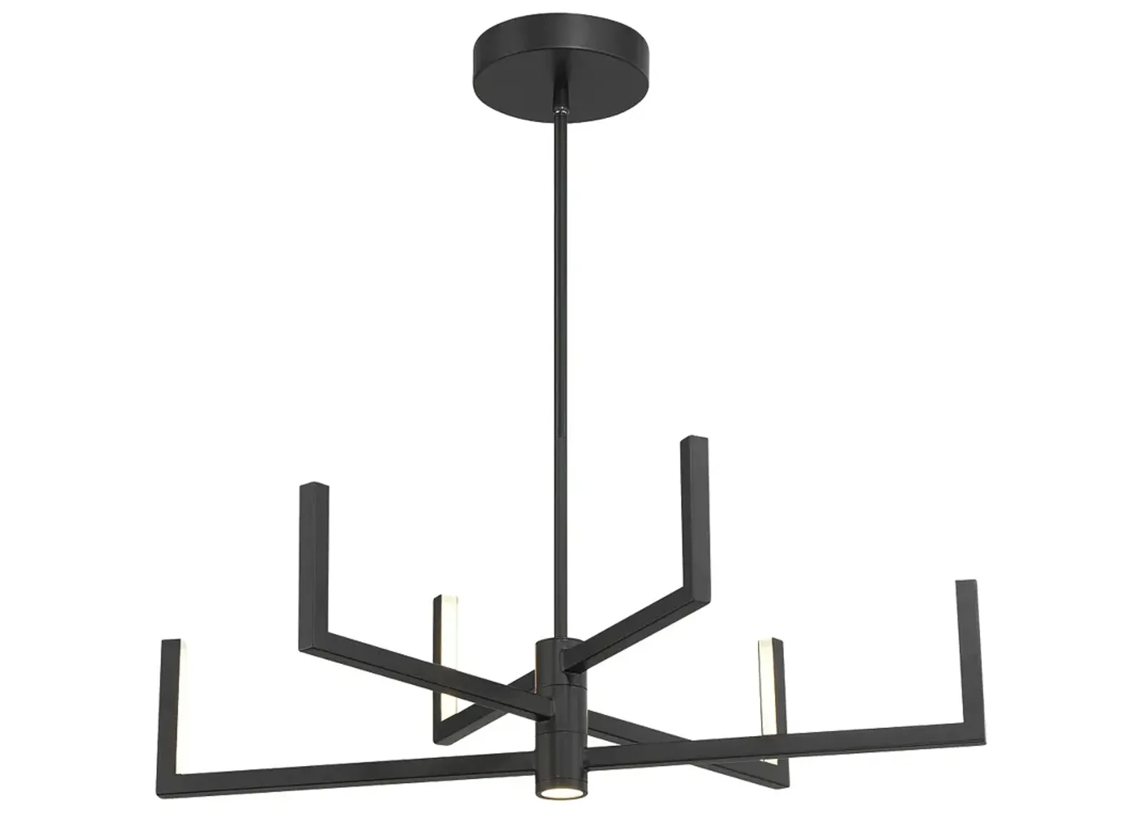 George Kovacs Articular 6-Light Black LED Chandelier