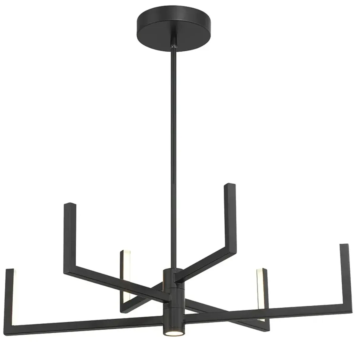 George Kovacs Articular 6-Light Black LED Chandelier