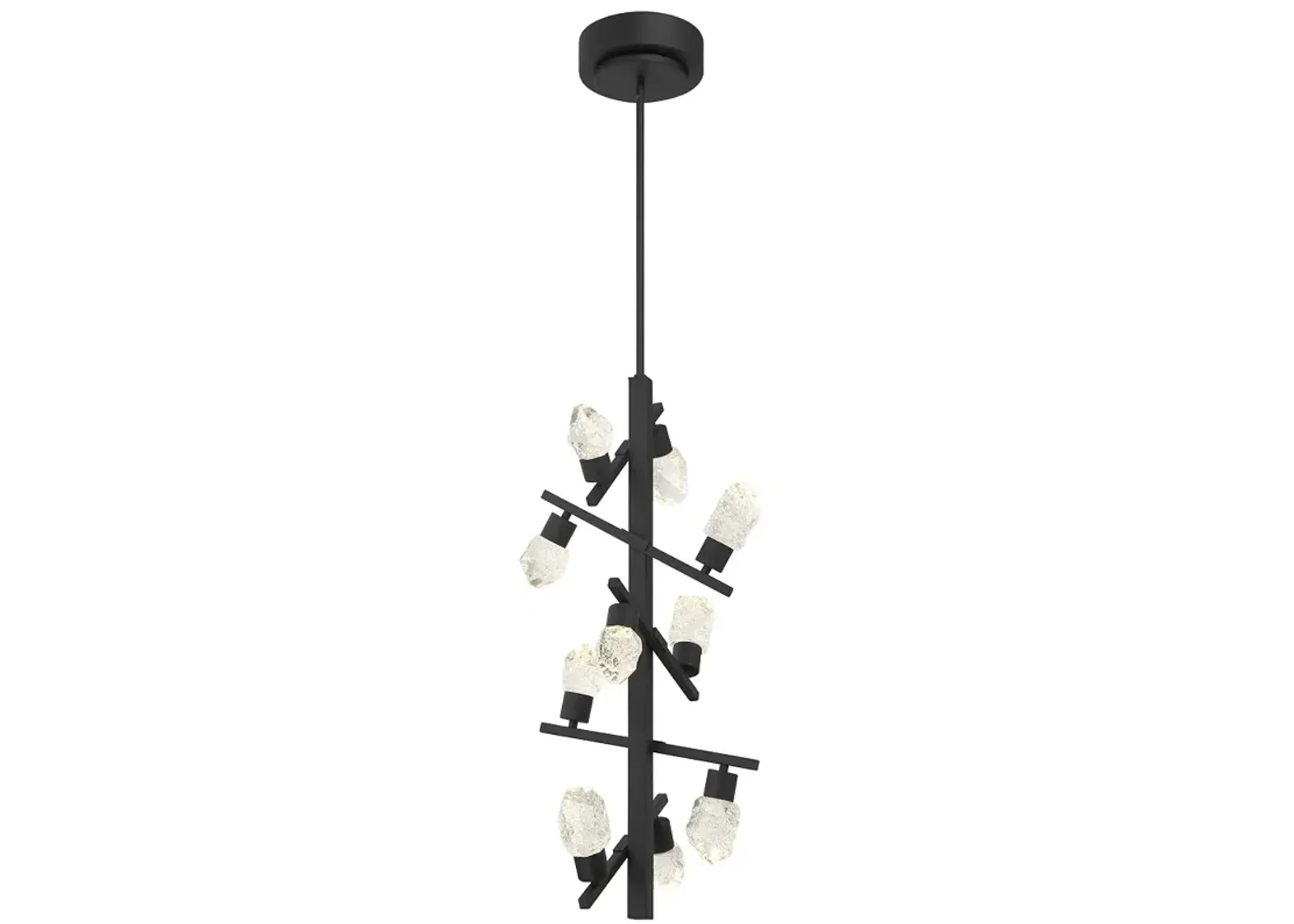 George Kovacs Kosmyc 10-Light Sand Black LED Pendant