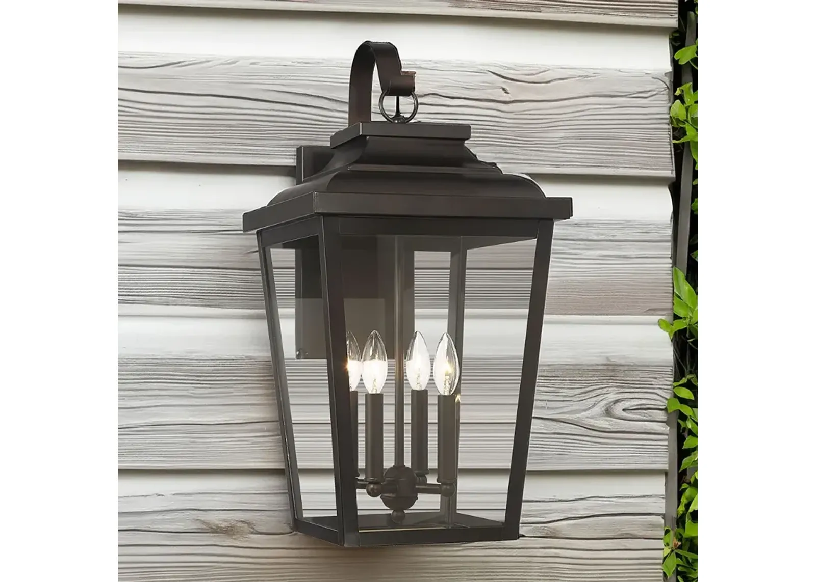 Irvington Manor 24 1/4"H Chelesa Bronze Outdoor Wall Light