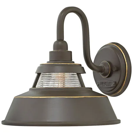 Hinkley Troyer 10" High Oil Rubbed Bronze Outdoor Wall Light