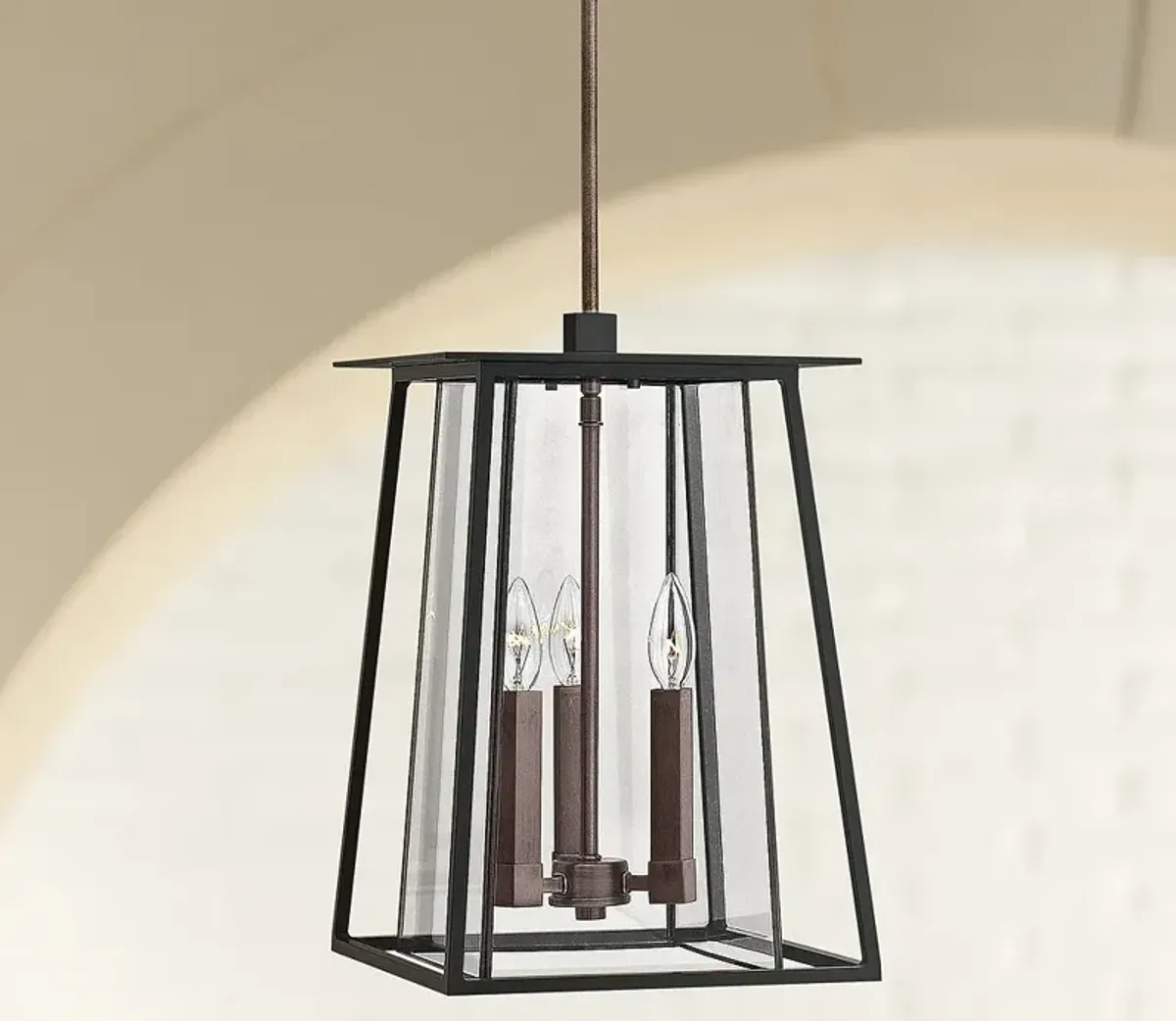 Hinkley Walker 17 1/4" High Black Outdoor Hanging Light