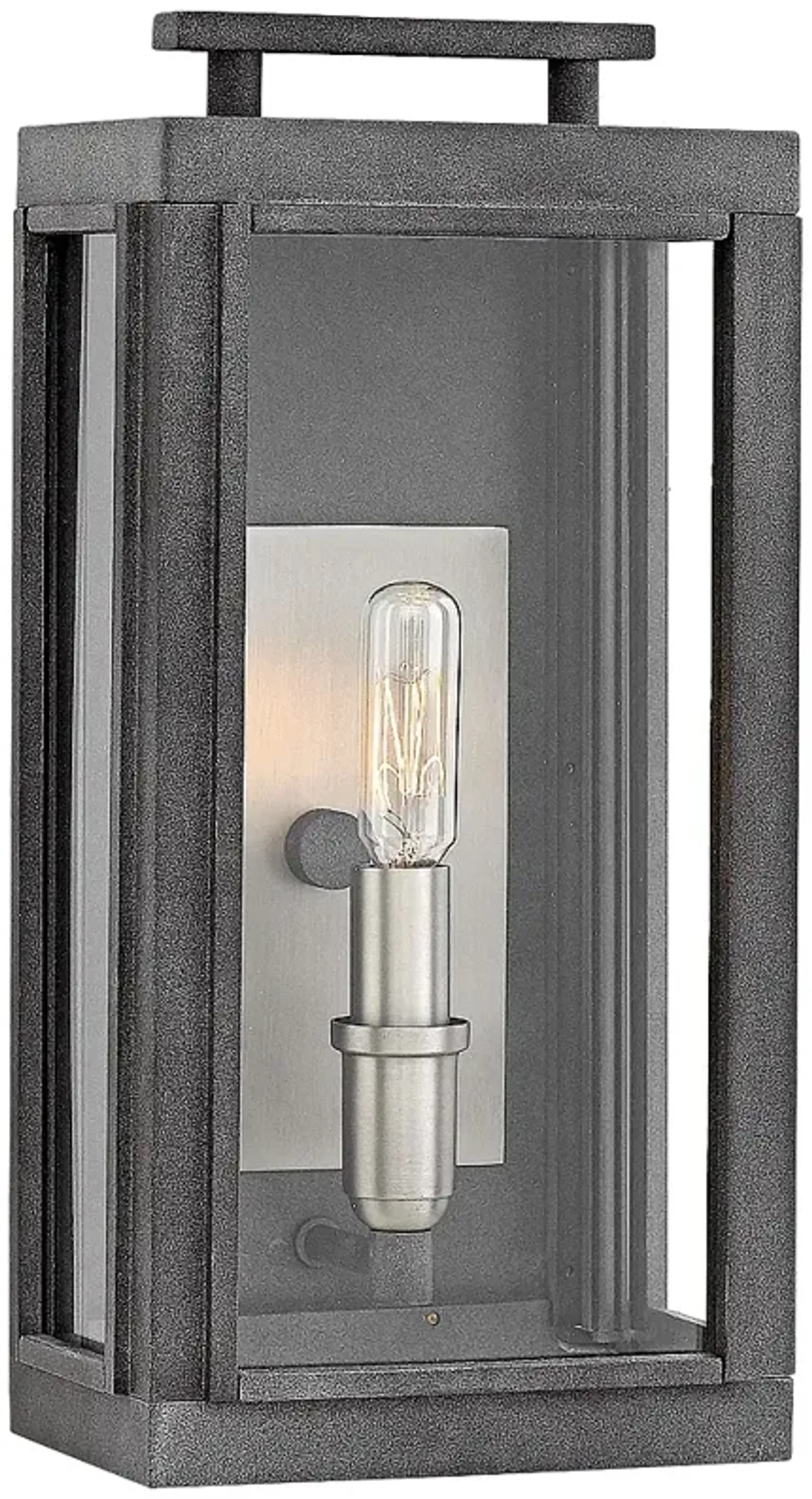 Hinkley Sutcliffe 14" High Aged Zinc Outdoor Wall Light