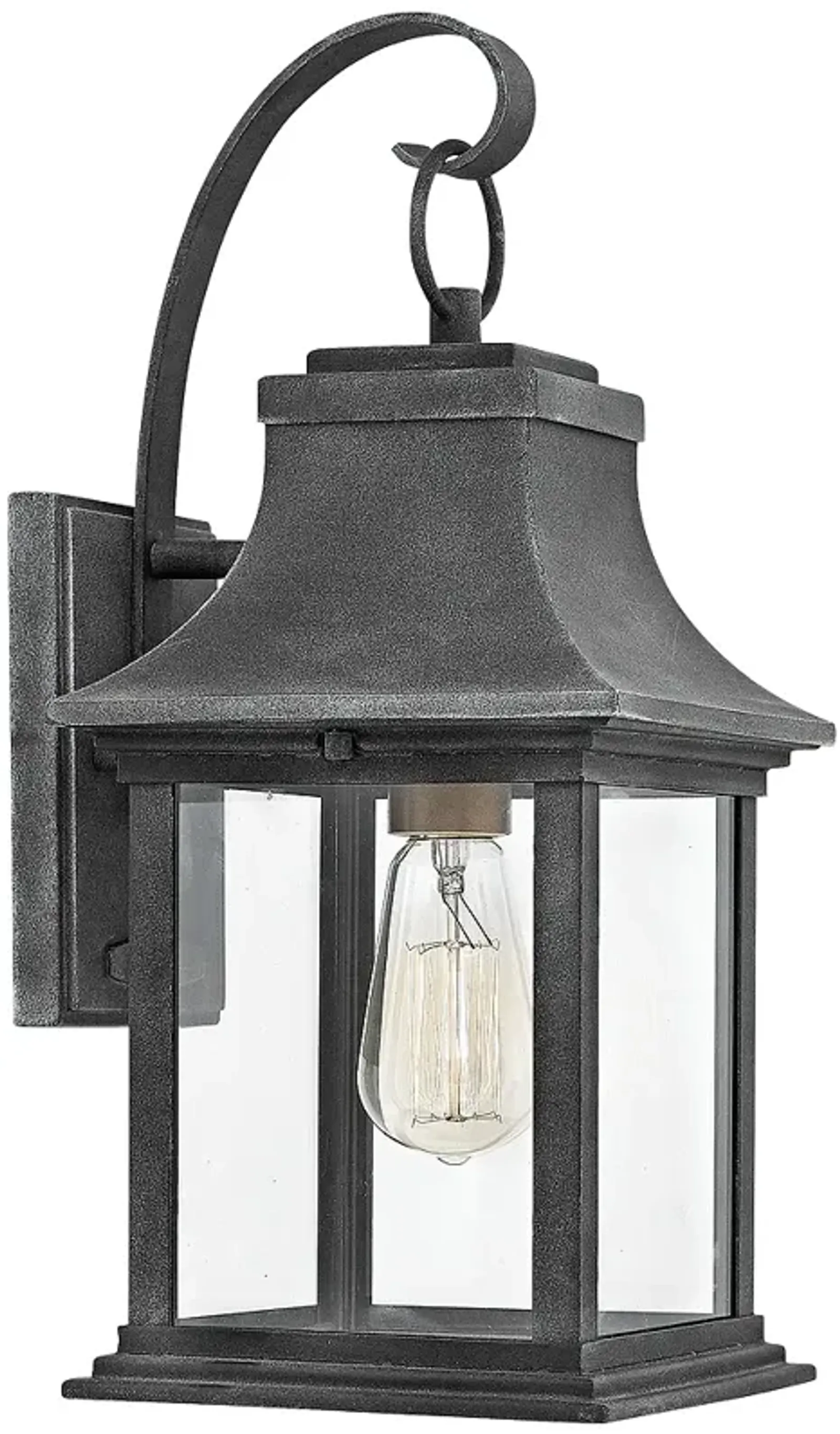 Hinkley Adair 16 1/2" High Aged Zinc Outdoor Wall Light