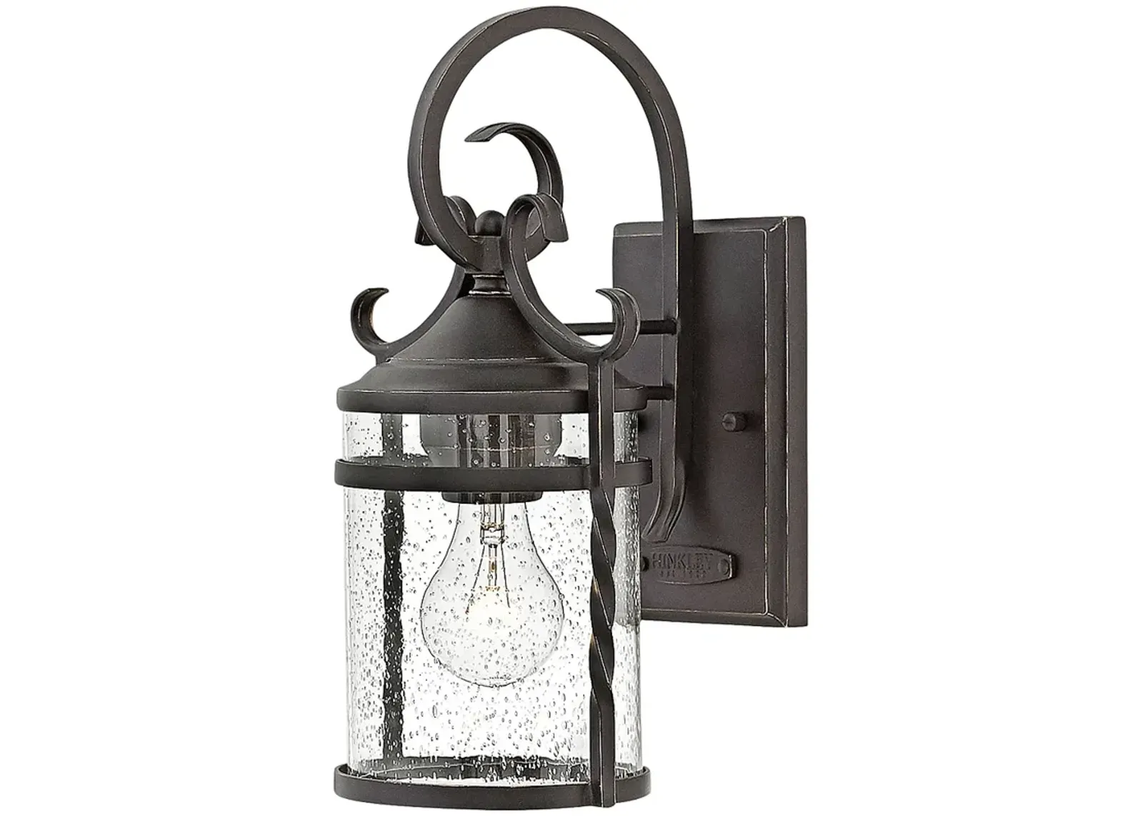 Hinkley Casa 13" High Traditional Olde Black Outdoor Wall Light