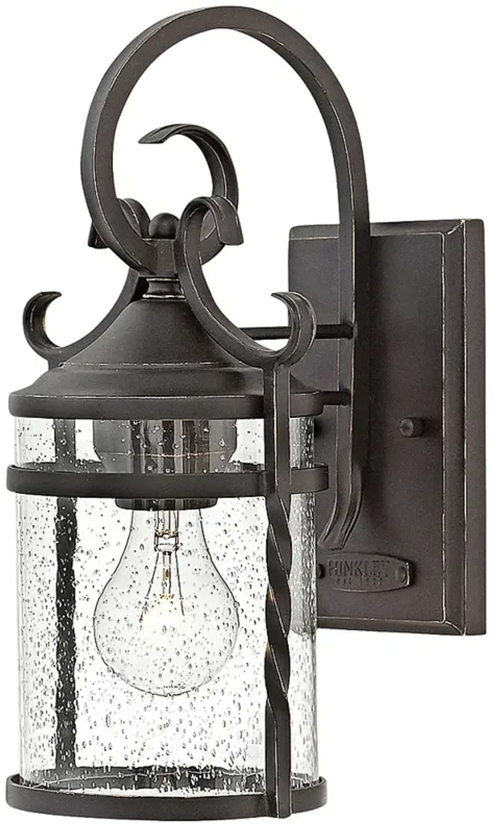 Hinkley Casa 13" High Traditional Olde Black Outdoor Wall Light