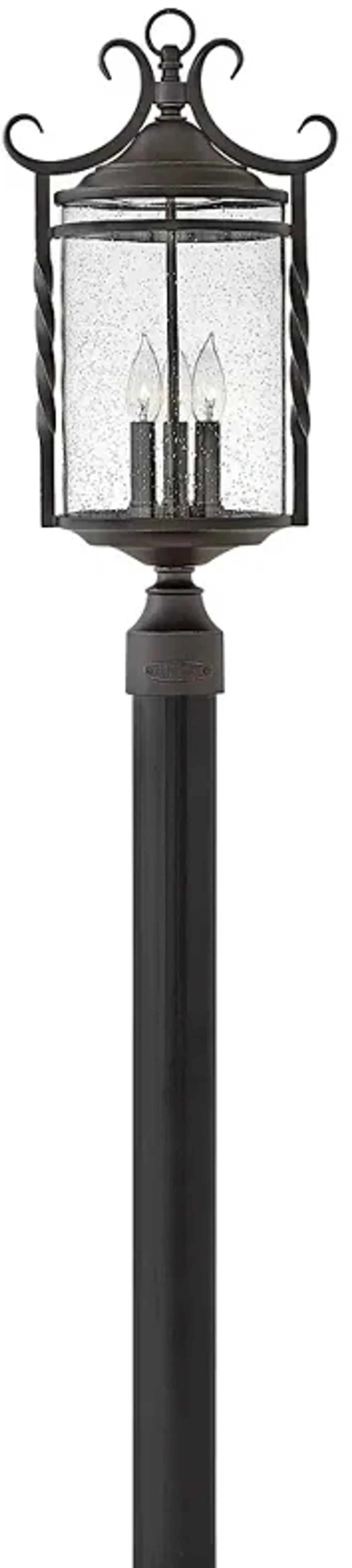 Hinkley Casa 23 3/4" High Olde Black Outdoor Post Light