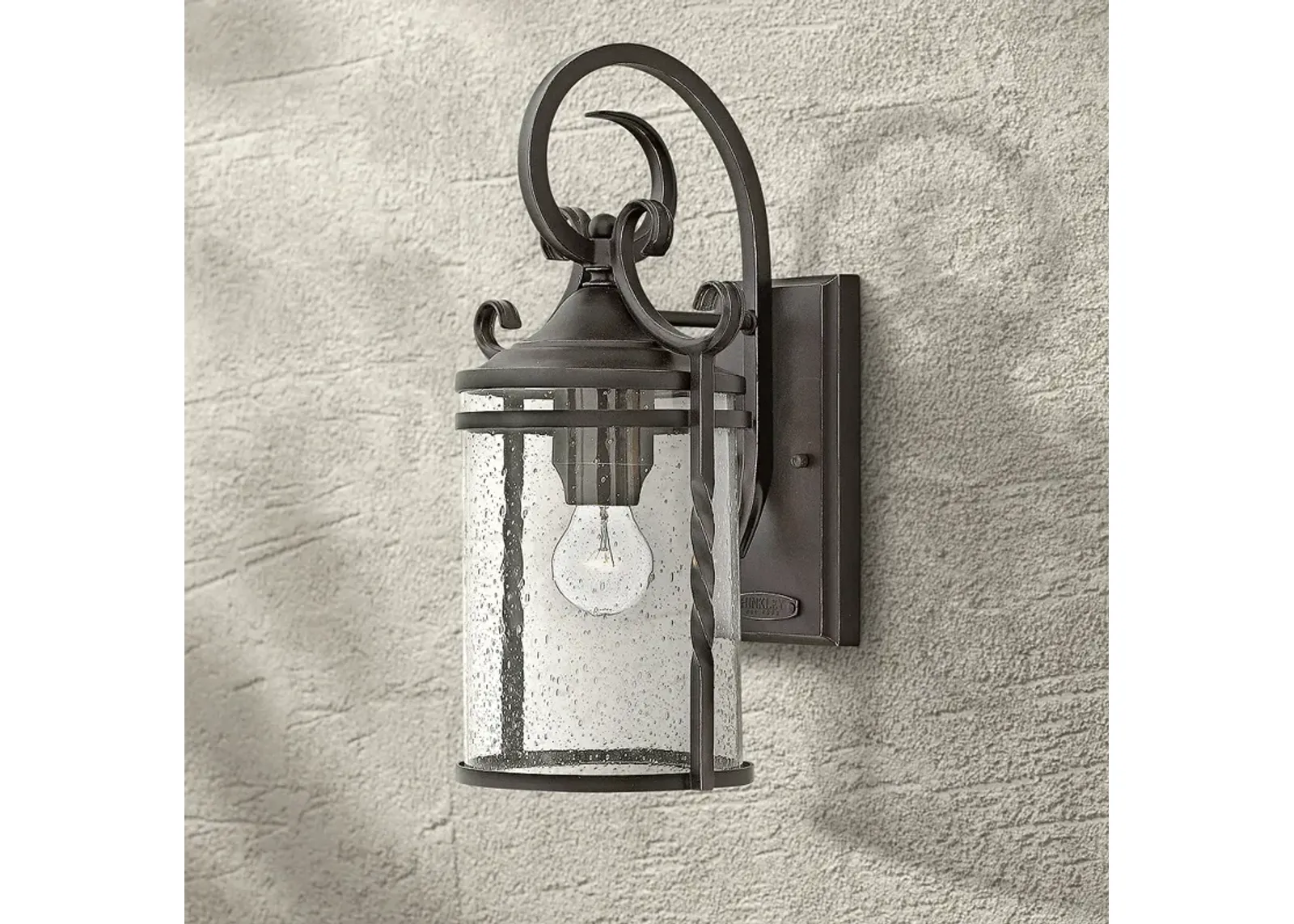 Hinkley Casa 17 1/2" High Olde Black Outdoor Wall Light