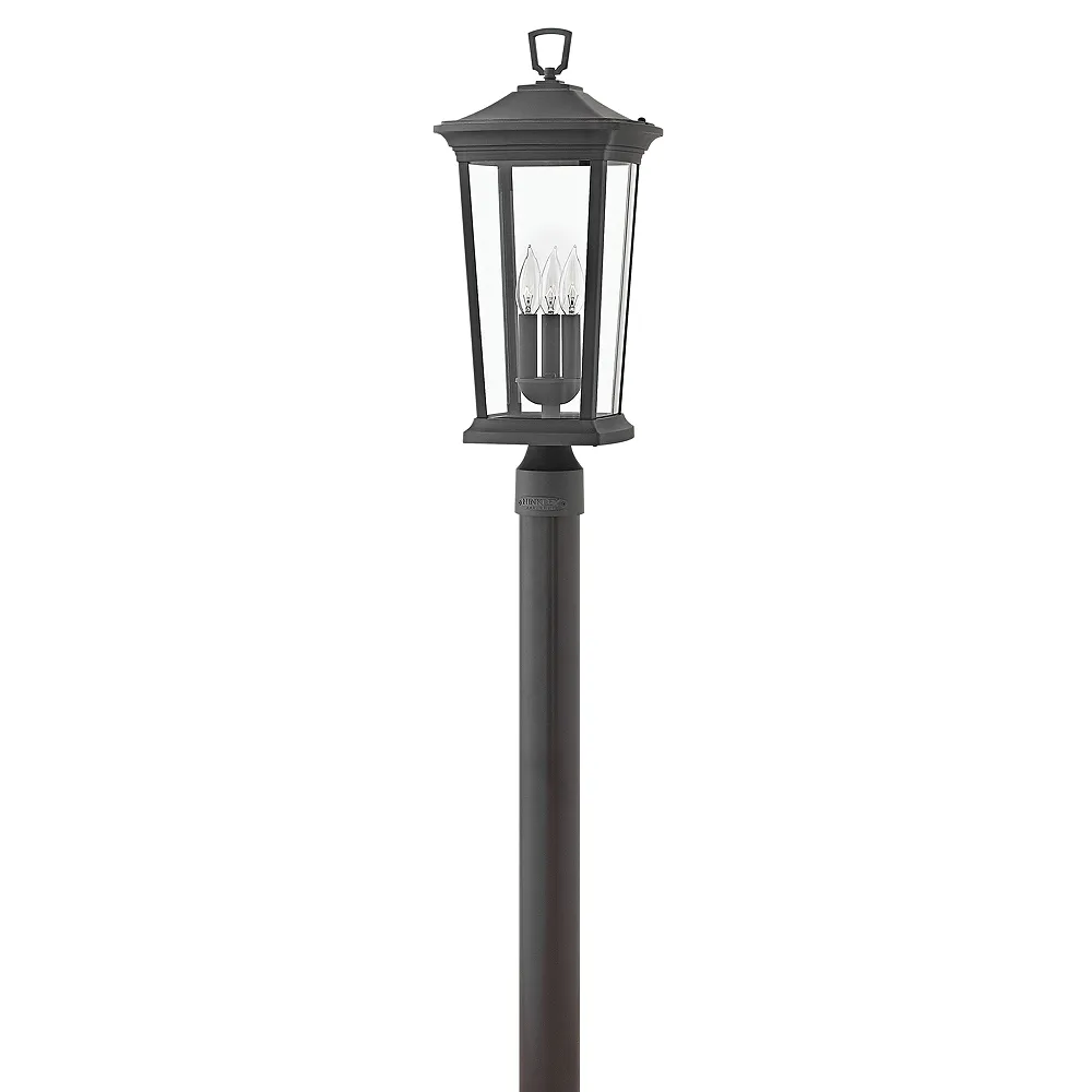 Hinkley Bromley 22 3/4" High Museum Black Outdoor Post Light