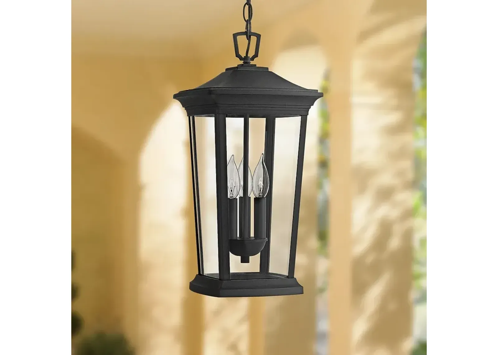 Hinkley Bromley 19 1/4" High Museum Black Outdoor Hanging Light