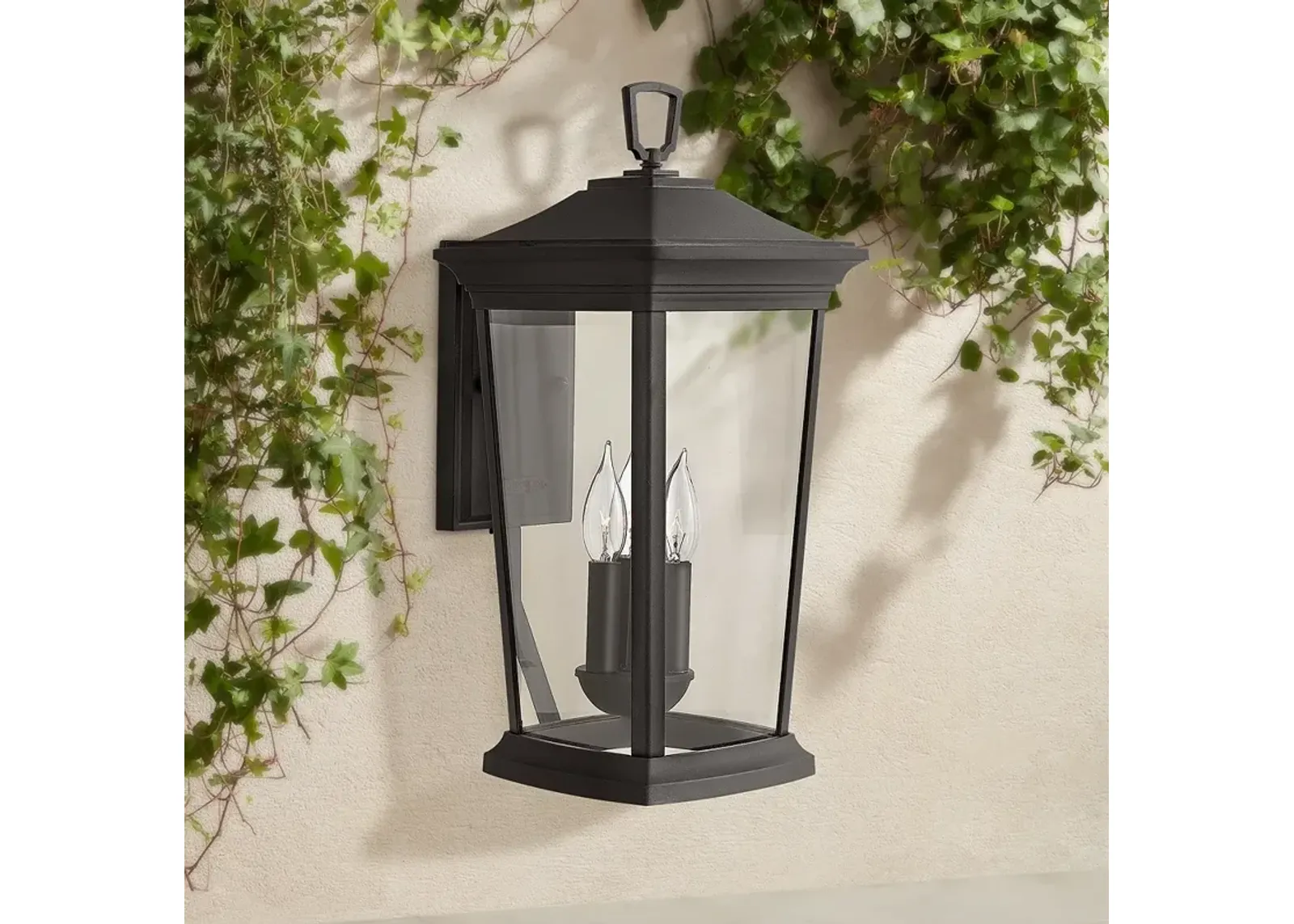 Hinkley Bromley 19 1/4" High Museum Black Outdoor Wall Light